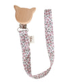 Teddy&Minou Flower Pacifier Clip