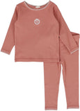 Lil Legs Pink Emblem Pajamas