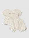 Snug Ivory Blouse and Bloomer Set