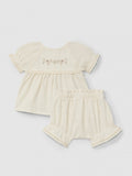 Snug Ivory Blouse and Bloomer Set