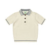 Fub Ecru/Blue Structure Polo