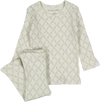 Lovely Littles Blue Lattice Pajamas