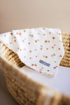 Petit Laure Muslin Leaves Swaddle