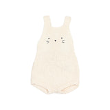 Buho Knit Ecru Bunny Romper