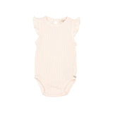 Buho Ivory Rib Ruffle Bodysuit