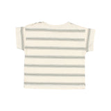 Buho Sage Green Stripe Baby Tee