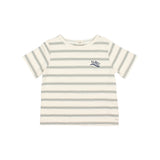 Buho Sage Green Stripe Boys Tee