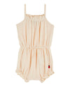 Emile Et Ida Creme Pointelle Romper