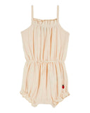 Emile Et Ida Creme Pointelle Romper