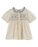 Emile Et Ida Ecru Smock Dress