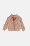 My Litle Cozmo Flecked Pink Andrea Cardigan