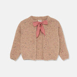 My Litle Cozmo Flecked Pink Andrea Cardigan