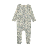 Lilette Slate All Over Floral Footie