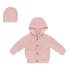 Bebe Bella Petal Knit Hooded Jacket