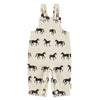 Piupiuchick Ecru W/ Black Horses Dungarees