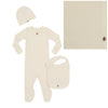 Little Parni Ivory Logo Layette Set