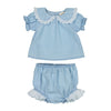 Louis Louise India Denim Top and Bloomer Set