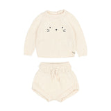 Buho Bunny Sweater and Bloomer Set