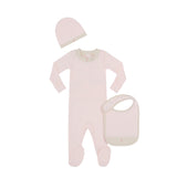 Little Parni Pink Logo Footie