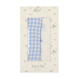 Bee & Dee Chalk White Gingham Boys Take Me Home Muslin Set