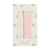 Bee & Dee Chalk White Gingham Girls Take Me Home Muslin Set