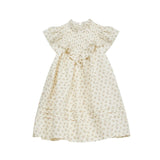 Cera una Volta Cream Sandra Flowers Dress