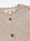 Louisiella Beige Perry Knit Cardigan