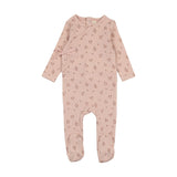 Lilette Pink Dainty Floral Footie