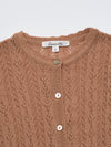 Louisiella Stern Deep Orange Knit Cardigan