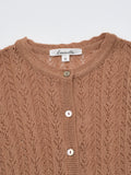 Louisiella Stern Deep Orange Knit Cardigan