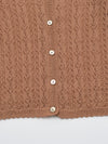 Louisiella Stern Deep Orange Knit Cardigan