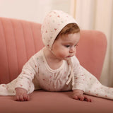 Bubani Velour Flowers Gathered Layette set