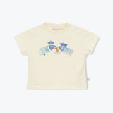 Arsene Ecru Fish Baby Tee