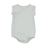 Lilette Sky Fine Pointelle Romper