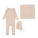 Lilette Petal Fine Pointelle Ruffle Layette Set