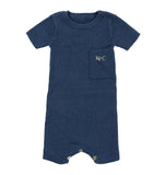 Kipp Blue Rib Knit Romper