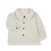 1+in the family Oatmeal Gina Collar Blouse