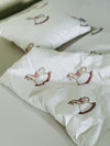 Petit Laure Pink Horse Bedding Set