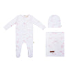 Citrine Rust Dark Tea Party Layette Set