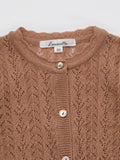 Louisiella Stern Deep Orange Baby Cardigan