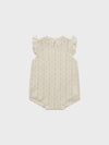 Louisiella Anneth Ecru Knit Romper