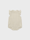 Louisiella Anneth Ecru Knit Romper