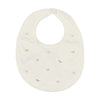 Coton Pom Ivory/Pink Little Bird Bib