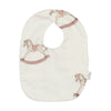 Petit Laure Pink Rocking Horse Bib