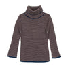 Fub Ecru/ Pond Blue Rollneck Top