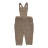 Lil Leg Taupe Corduroy Bib Overall