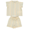 Bebe Organic Luis Stripe Set