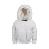 Manteau Jr White Knit Coat