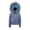 Manteau Jr Slate Reversible Rabbit Fur Coat