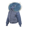 Manteau Jr Slate Reversible Rabbit Fur Coat